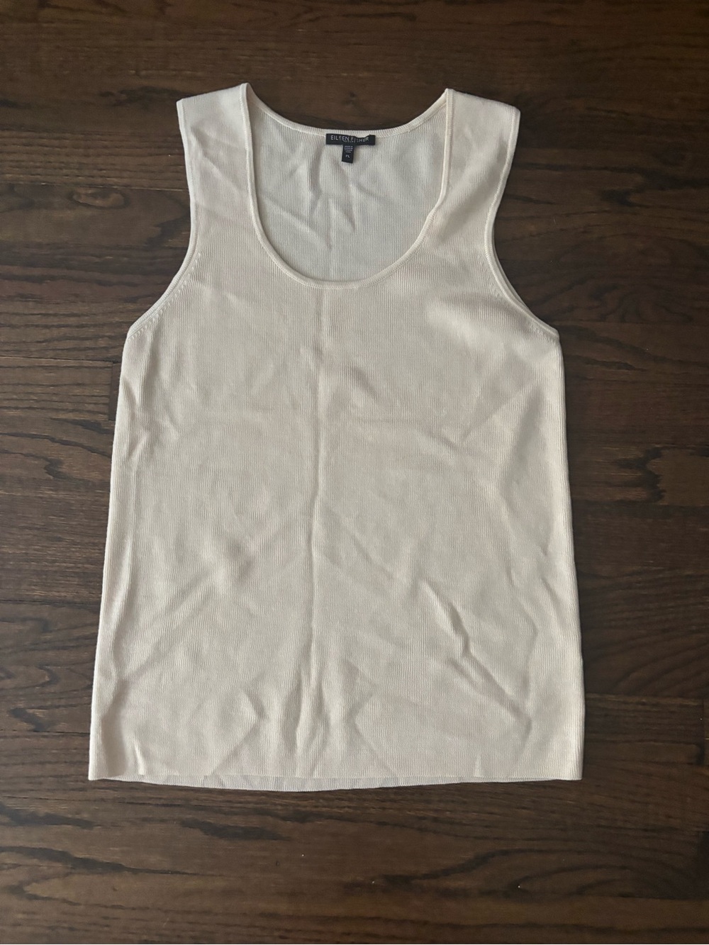 Eileen Fisher‎ Coastal Orange Merino Wool Tank Top Size Large Petite